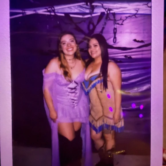 Chic Lavender Off-Shoulder Mini Dress - Picture 11 of 11